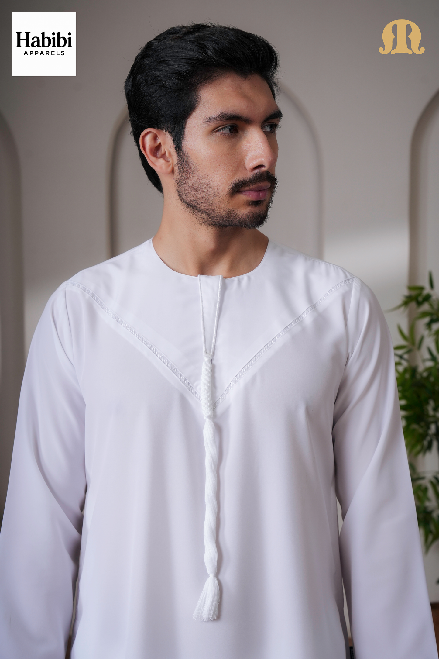 Yalin Emrati White Thobe Mens