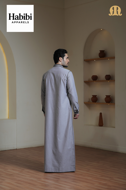 Brown Akomos Thobe Mens